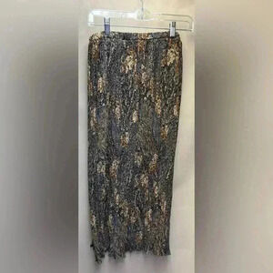 JH Collectibles Vintage Made in USA Broomstick Skirt with elastic waist Sz 12